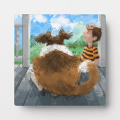 Sheldon en David ontspannen Fotoplaat (Voorkant)