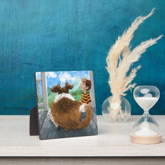 Sheldon en David ontspannen Fotoplaat (Insitu)