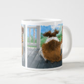 Sheldon en David ontspannen Grote Koffiekop (Voorkant rechts)