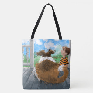Sheldon en David ontspannen Tote Bag