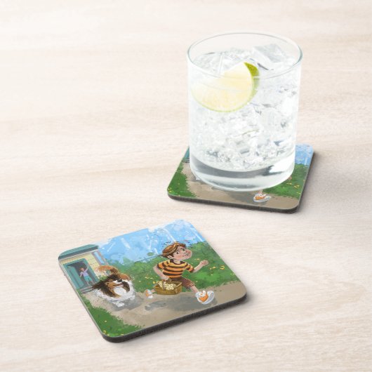 Sheldon en Davie Adventure Bier Onderzetter (Rechterzijde)