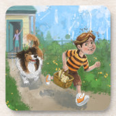 Sheldon en Davie Adventure Bier Onderzetter (Voorkant)