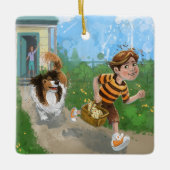 Sheldon en Davie Adventure Keramisch Ornament (Voorkant)