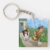 Sheldon en Davie Adventure Sleutelhanger (voorkant)