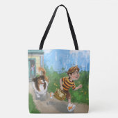 Sheldon en Davie Adventure Tote Bag (Voorkant)