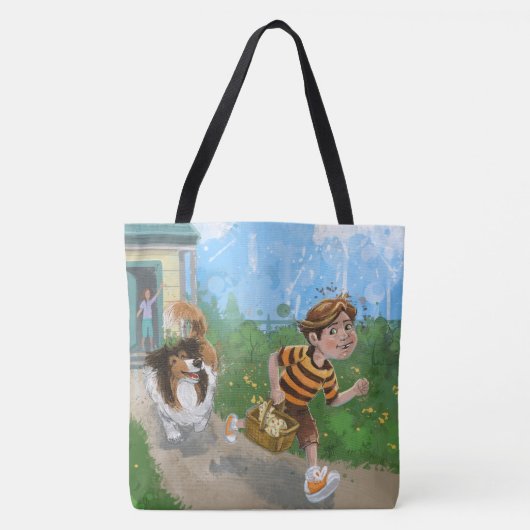 Sheldon en Davie Adventure Tote Bag (Voorkant)