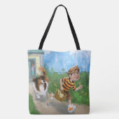 Sheldon en Davie Adventure Tote Bag (Achterkant)