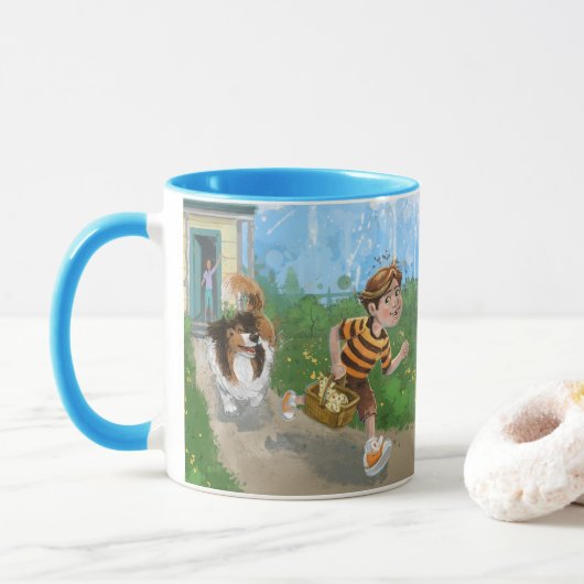 Sheldon en Davie Avontuur Mok (Met donut)