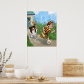 Sheldon en Davie Avontuur Poster (Keuken)