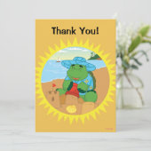 Sheldon on the Beach Bedankkaart (Staand voorkant)