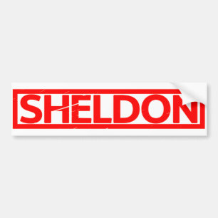Sheldon Stamp Bumpersticker