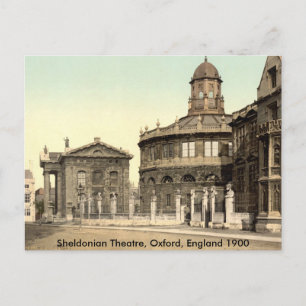 Sheldonian Theater Post Card, Oxford, Engeland Briefkaart