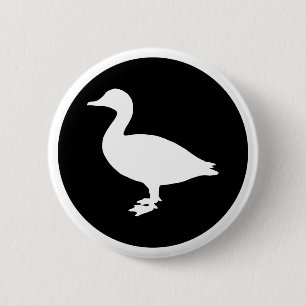 Sheldrake Duck Ronde Button 5,7 Cm