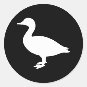 Sheldrake Duck Ronde Sticker