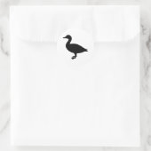 Sheldrake Duck Ronde Sticker (Tas)