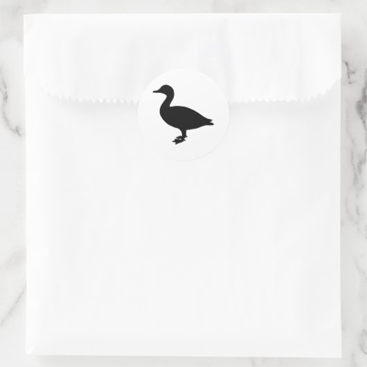 Sheldrake Duck Ronde Sticker (Tas)