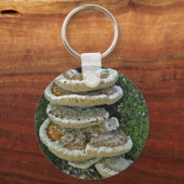 Shelf Fungi op Stump Sleutelhanger (Voorkant)