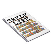 Shelf Life Librarian Library Assistant Worker Notitieboek (Rechterzijde)