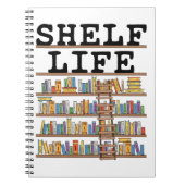 Shelf Life Librarian Library Assistant Worker Notitieboek (Voorkant)