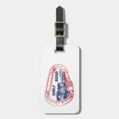 Shelf Road Klim Carabiner Bagagelabel (Voorkant verticaal)