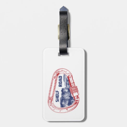 Shelf Road Klim Carabiner Bagagelabel (Achterkant verticaal)