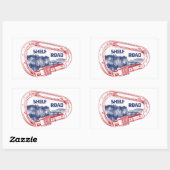 Shelf Road Klim Carabiner Rechthoekige Sticker (Vel)