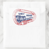 Shelf Road Klim Carabiner Rechthoekige Sticker (Tas)