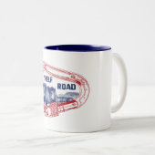 Shelf Road Klim Carabiner Tweekleurige Koffiemok (Voorkant rechts)