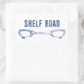 Shelf Road Klim Quickdraw Rechthoekige Sticker (Tas)