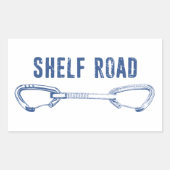 Shelf Road Klim Quickdraw Rechthoekige Sticker (Voorkant)