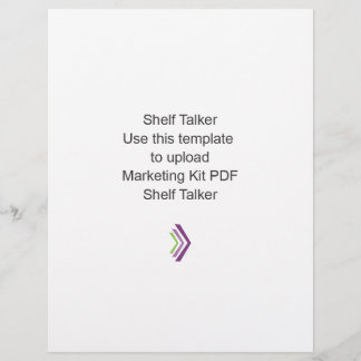 Shelf Talker Marketing Kit Sjabloon