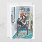 Shelfie Selfie (Jeny lezen thuis) Kaart (Voorkant)