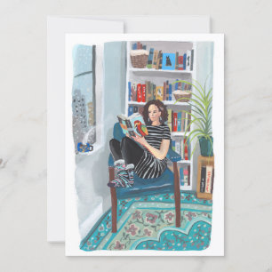 Shelfie Selfie (Jeny lezen thuis) Kaart