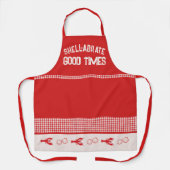 Shell-abrate Good Times Casual Seafood Gingham Schort (Voorkant)