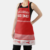 Shell-abrate Good Times Casual Seafood Gingham Schort (Insitu)