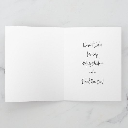 Shell Angel Beach Folded Wenskaart Kaart (Binnen)