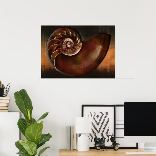 Shell Art Print (Thuiskantoor)