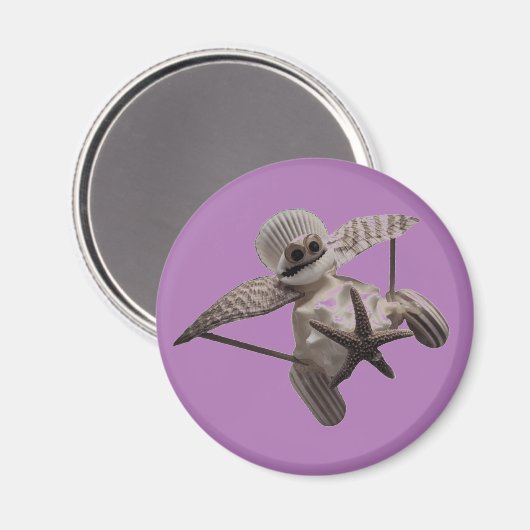 Shell Art Vliegtuig Magneet (Voorkant / Achterkant)