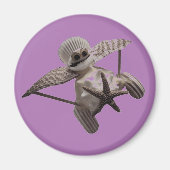 Shell Art Vliegtuig Magneet (Voorkant)