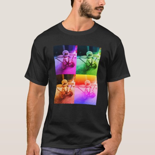 Shell Art Vliegtuig T-shirt (Voorkant)