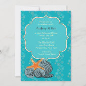 Shell Assortment Rehearsal Dinner Invitation Kaart (Voorkant)