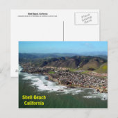 Shell Beach, California Aerial Uitzicht Briefkaart (Voorkant / Achterkant)