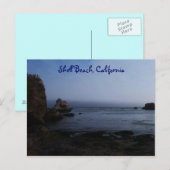 Shell Beach, Californië Briefkaart (Voorkant / Achterkant)