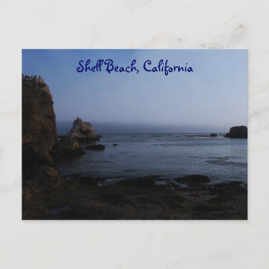 Shell Beach, Californië Briefkaart (Voorkant)