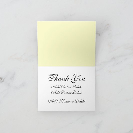 Shell Beach Dank U - SRF Bedankkaart (Binnen)