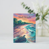 Shell Beach Guyana Briefkaart (Staand voorkant)