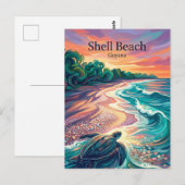 Shell Beach Guyana Briefkaart (Voorkant / Achterkant)