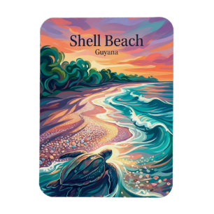 Shell Beach Guyana Magneet