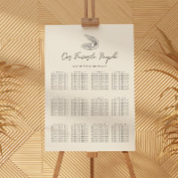 Shell Beach Ocean Bruiloft 12 Tafel Zitkaarten