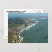 Shell Beach/Pismo Beach Aerial Uitzicht Briefkaart (Voorkant / Achterkant)